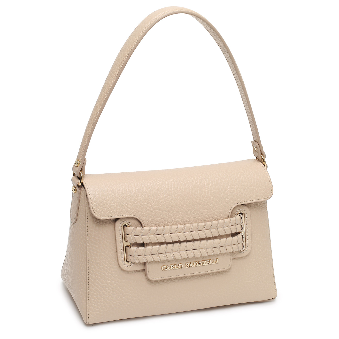 Кожаная сумка Carlo Salvatelli Charlotte cervino