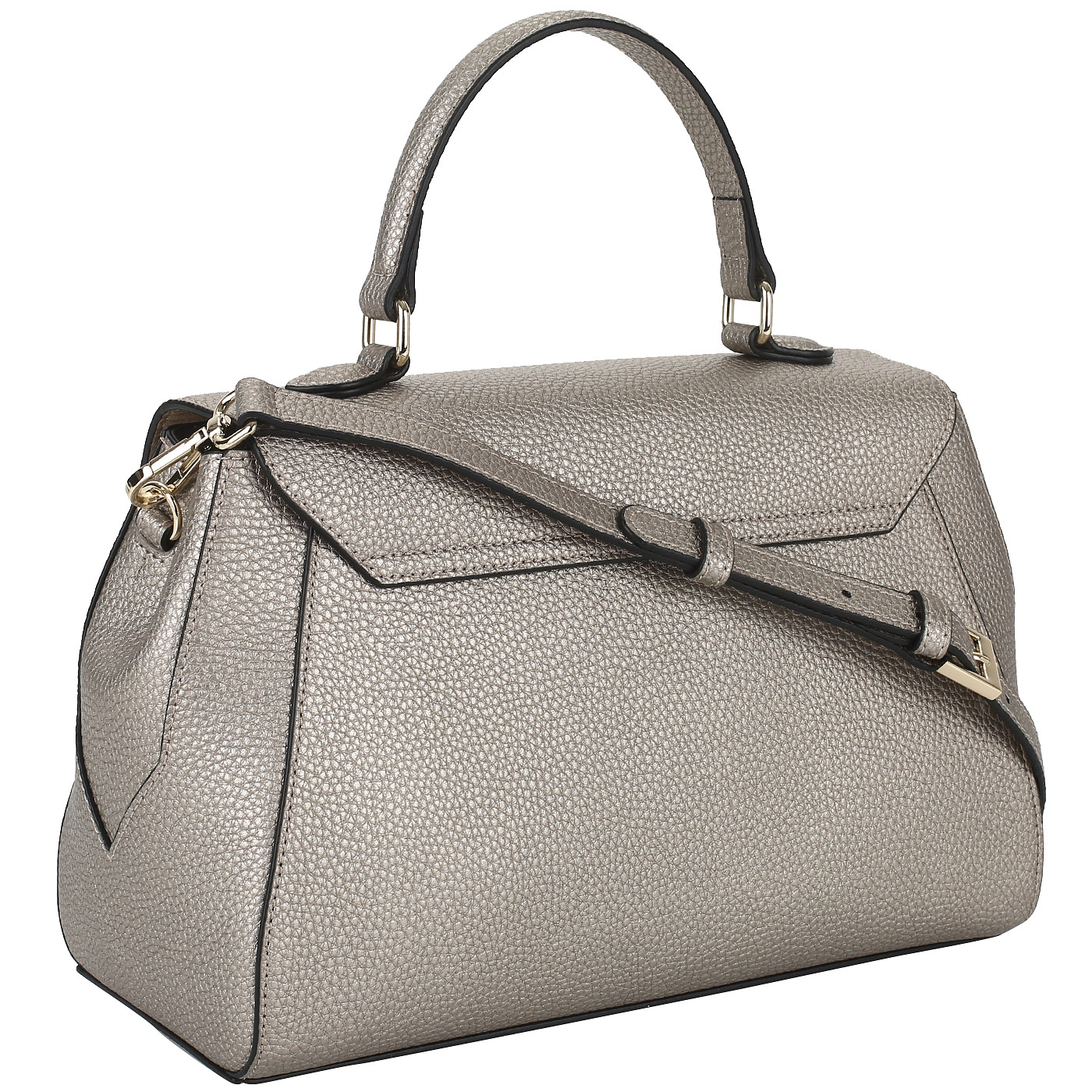 Сумка из золотистой кожи Cromia Mina