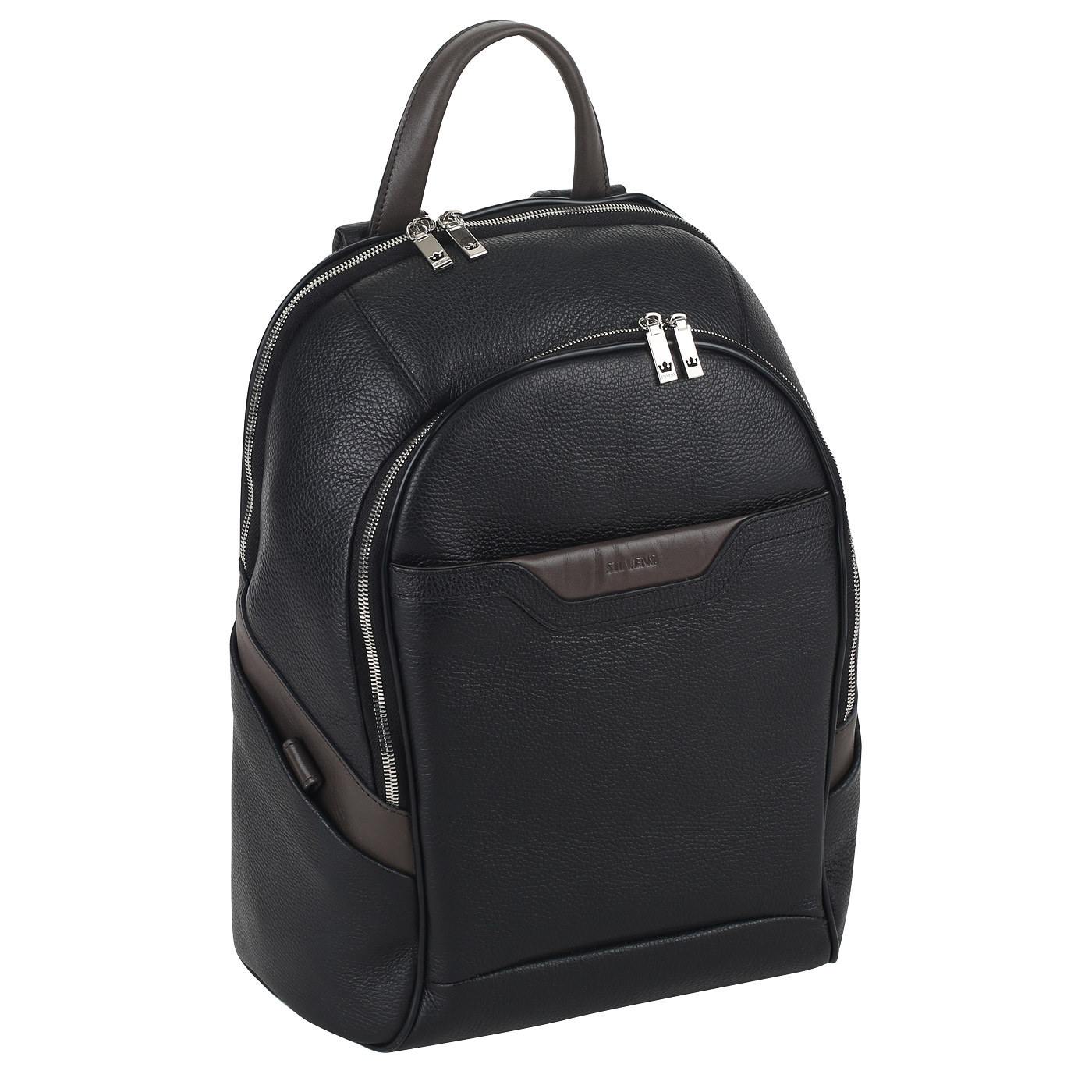 Мужской кожаный рюкзак с отделением для ноутбука Stevens 