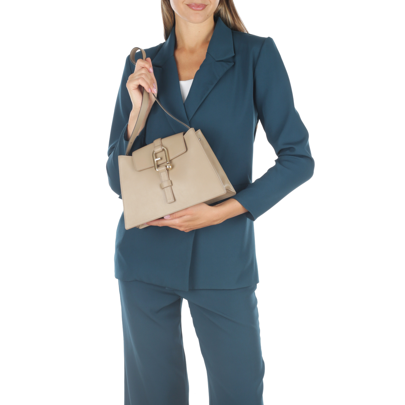 Кожаная сумка Furla Nuvola