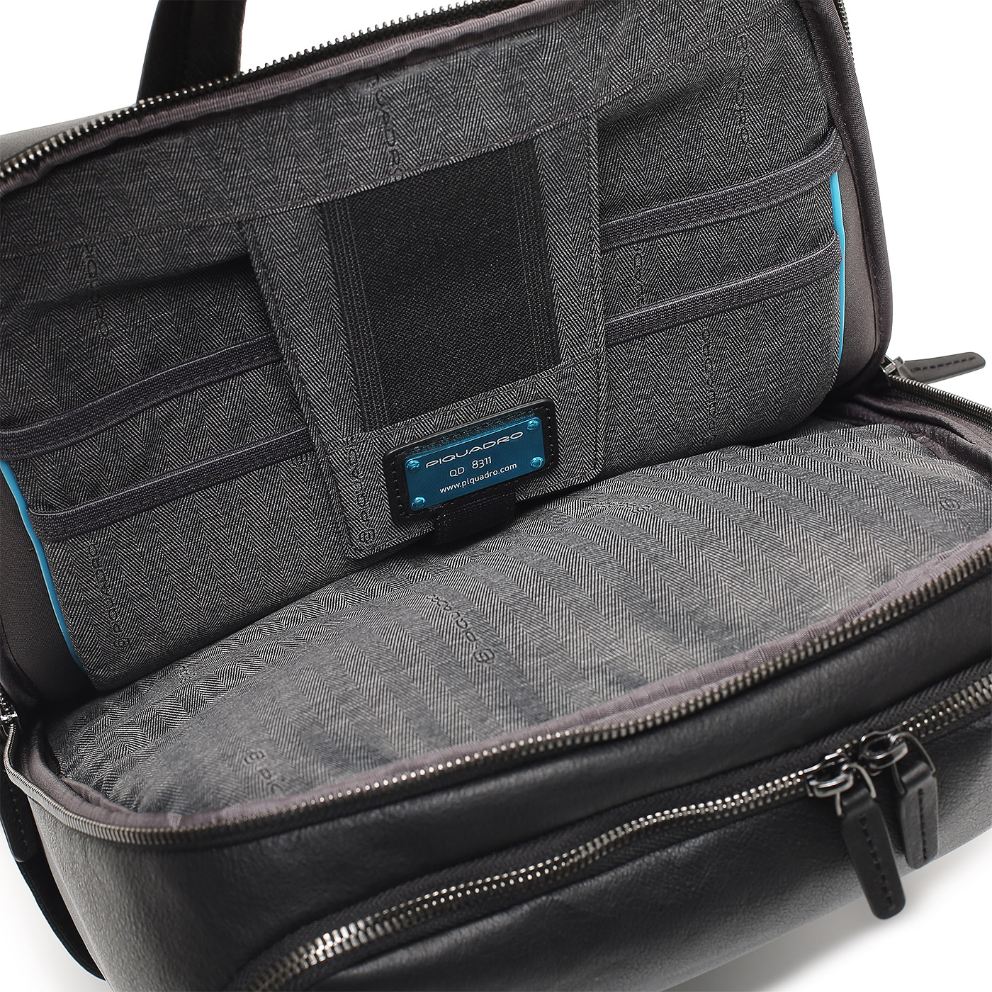 Кожаный рюкзак Piquadro Black square