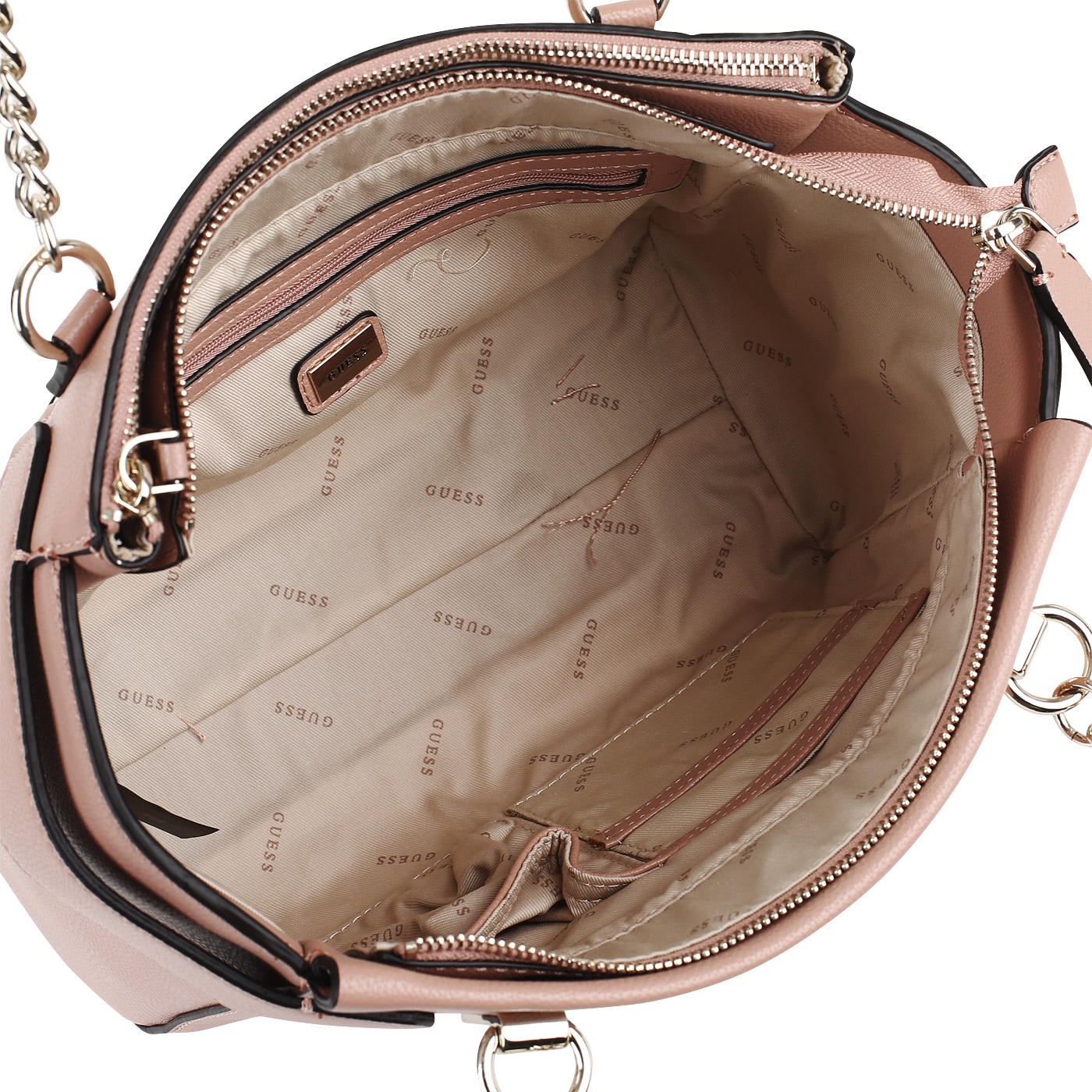 Бежевая сумка Guess Analise