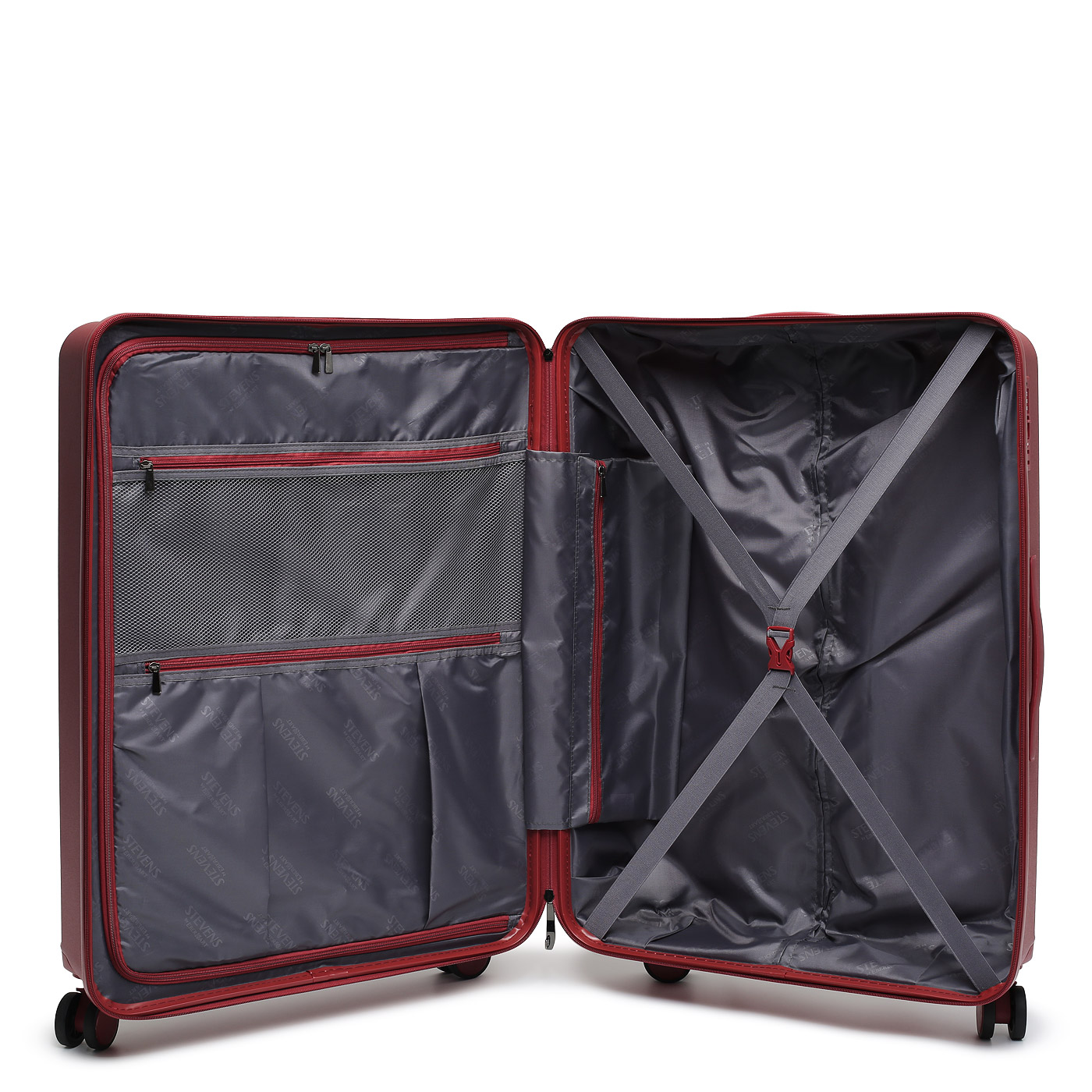 Чемодан большой L из полипропилена Stevens Chrome