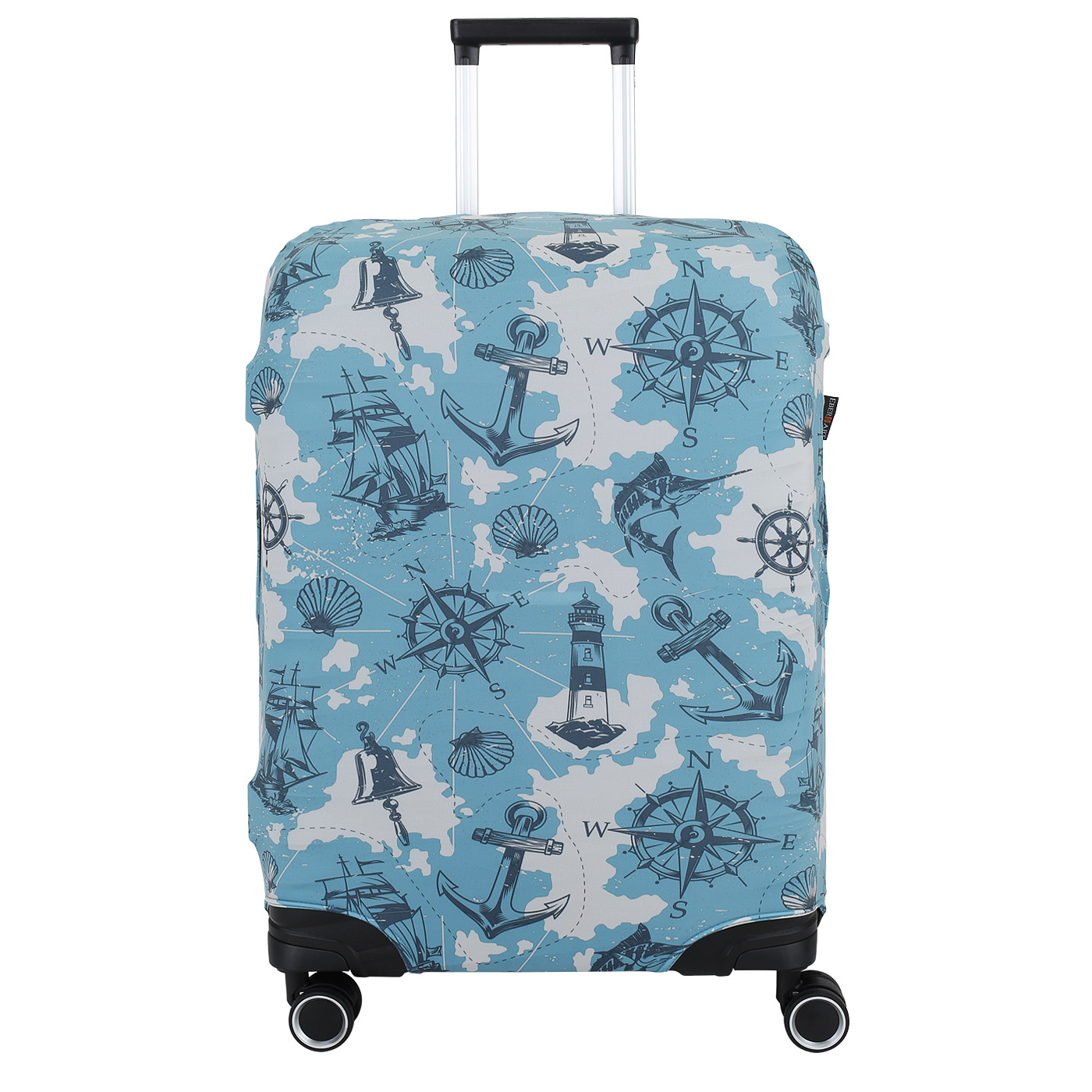 Чехол для чемодана Eberhart Ocean Trip Light Blue