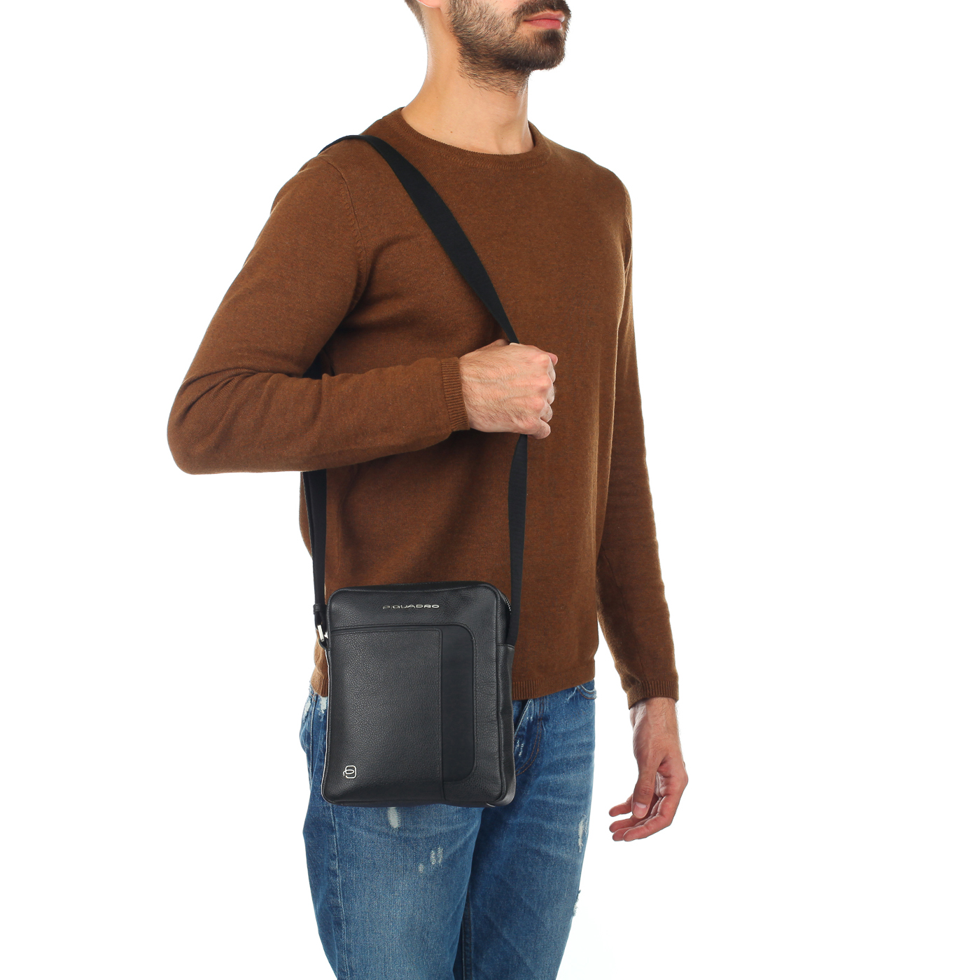 Мужская сумка-планшет из натуральной кожи Piquadro Pan