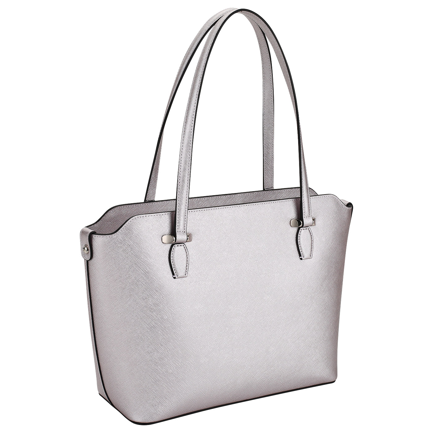 Классическая сумка из сафьяна Cromia Perla