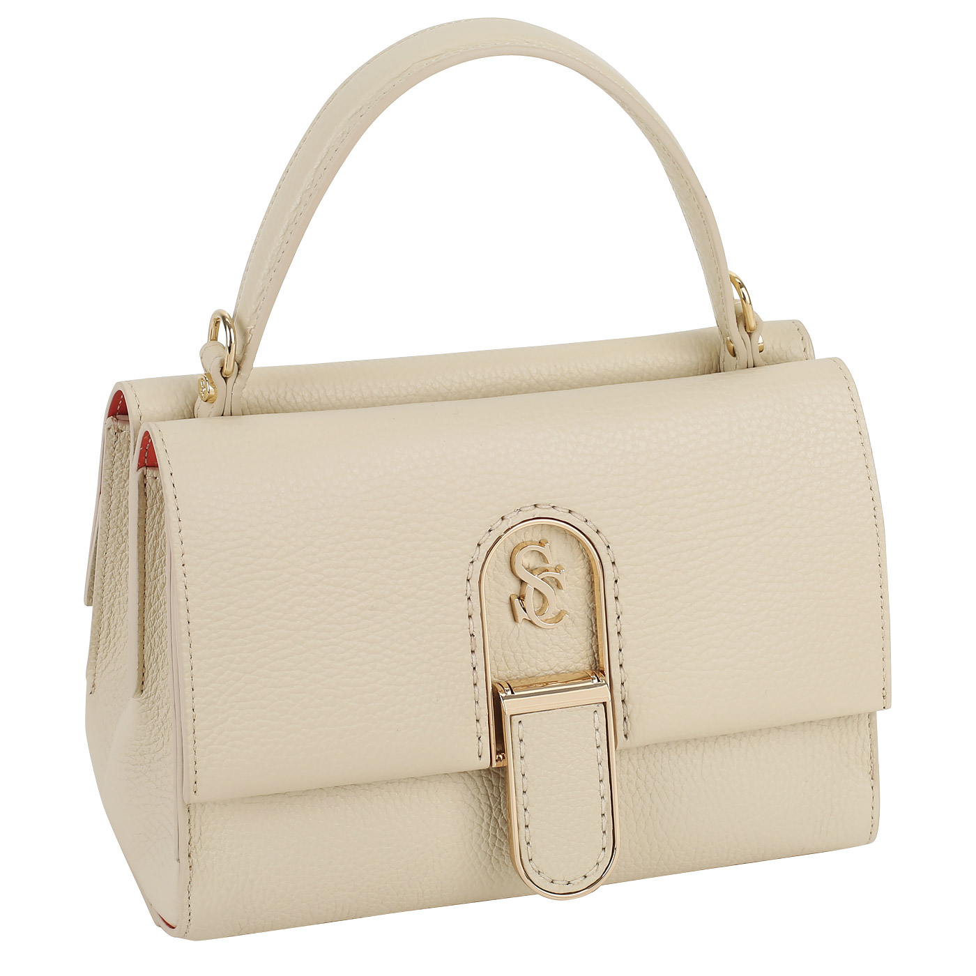 Кожаная сумка с цепочкой Carlo Salvatelli Katrine gemma