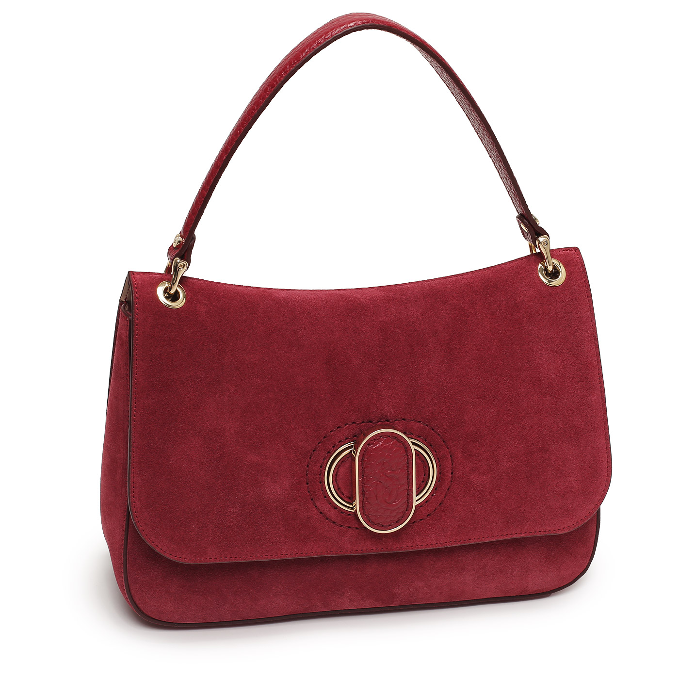 Кожаная сумка Carlo Salvatelli Madeleine camoscio