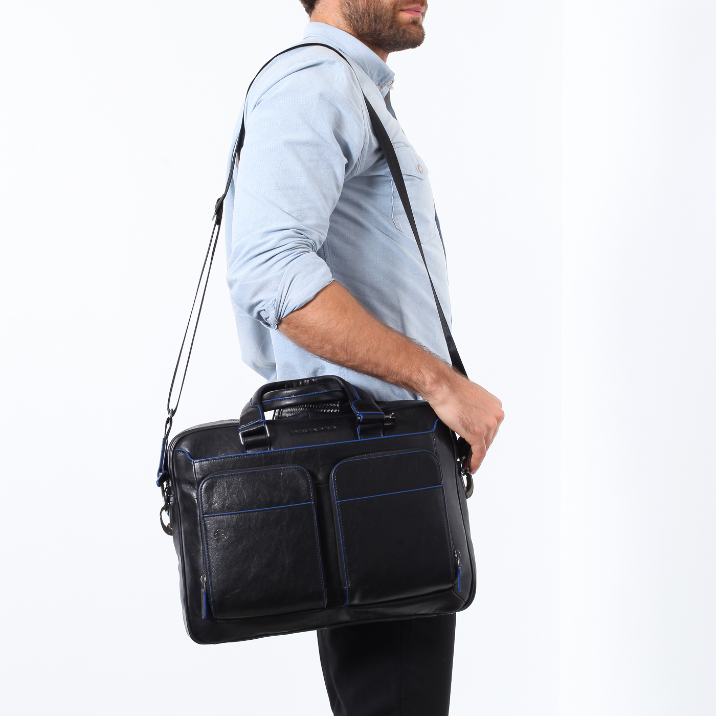 Деловая сумка с отделением для ноутбука Piquadro B2S