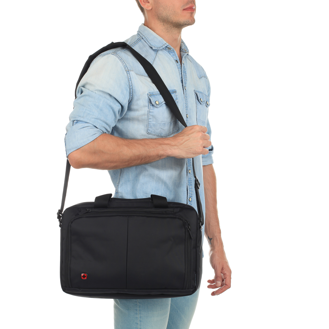 Мужская деловая сумка с отделом для ноутбука Wenger Source