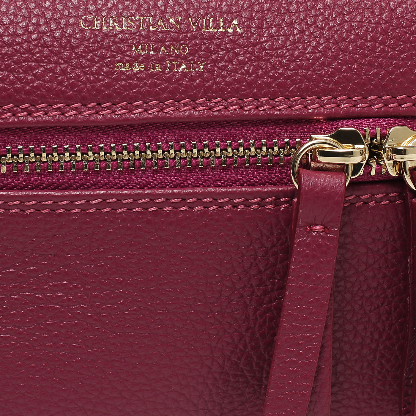 Кожаная сумка Christian Villa Peggy