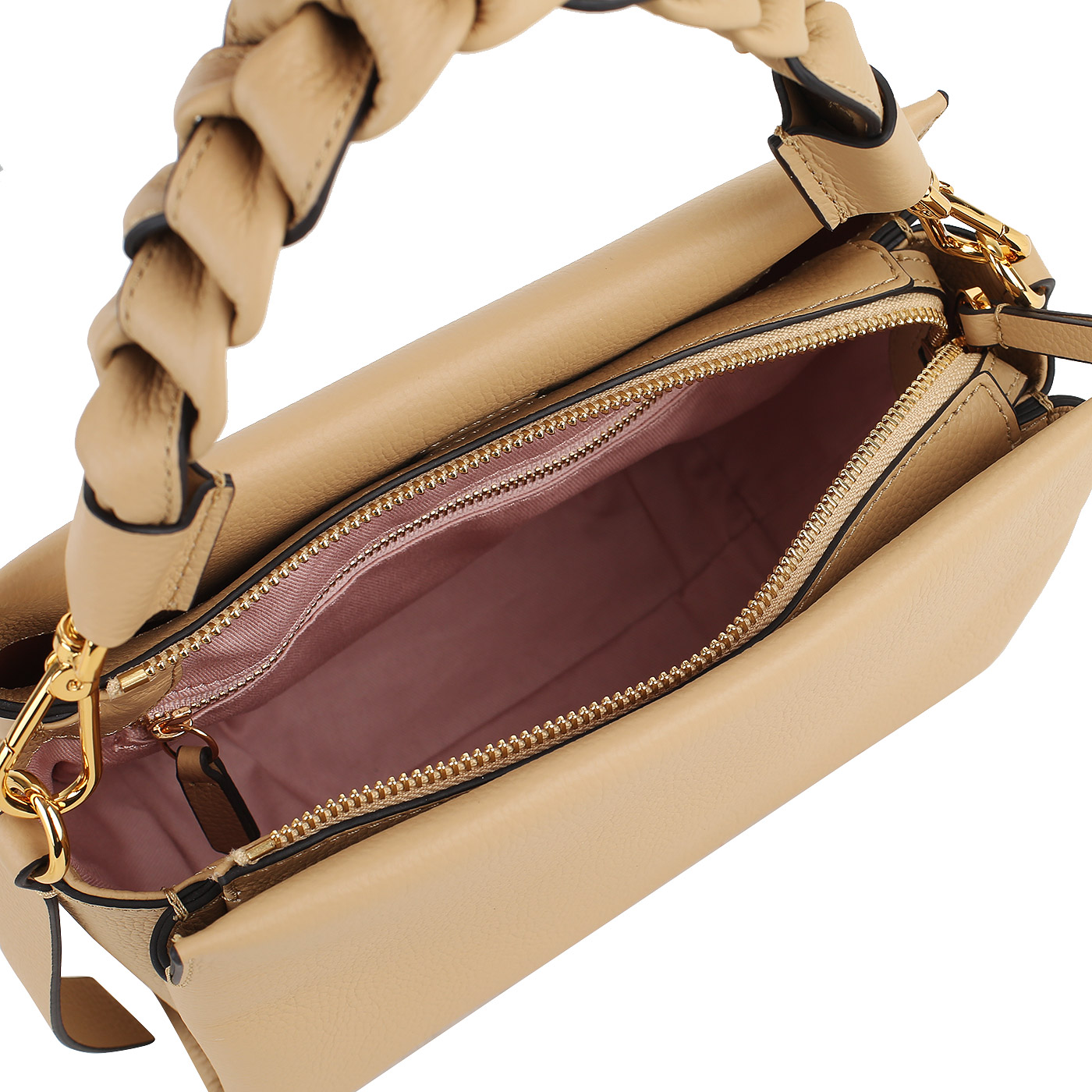 Кожаная сумка Coccinelle Boheme Grana Double