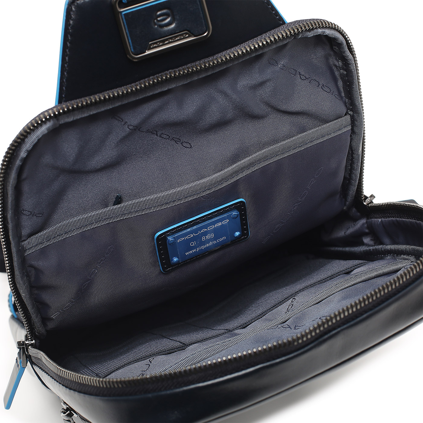 Однолямочный рюкзак Piquadro Blue square