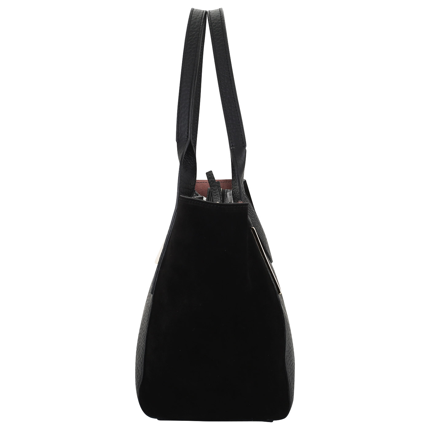 Черная комбинированная сумка Gilda Tonelli King Camoscio