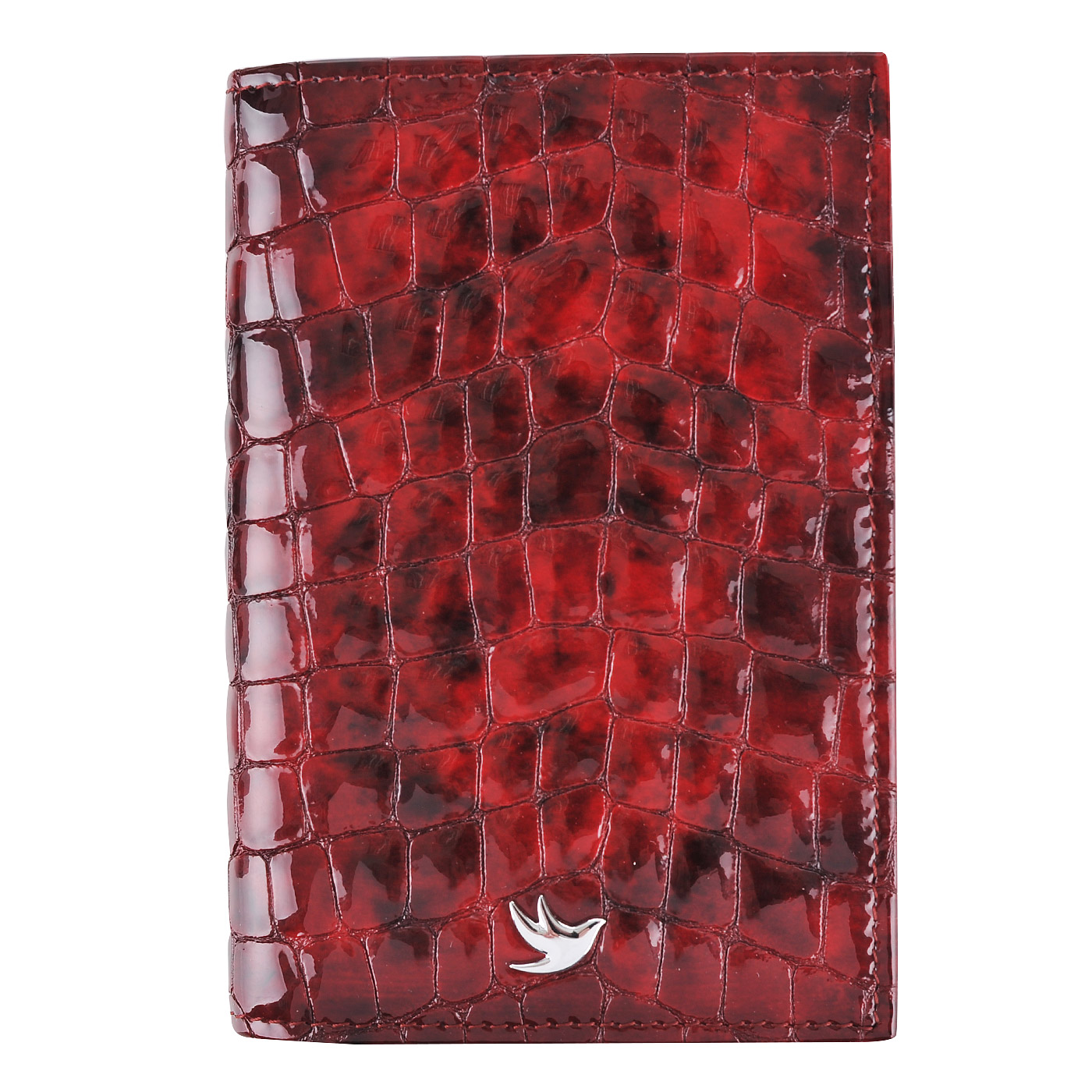 Aurelli Обложка для паспорта с отделкой под крокодиловую кожу