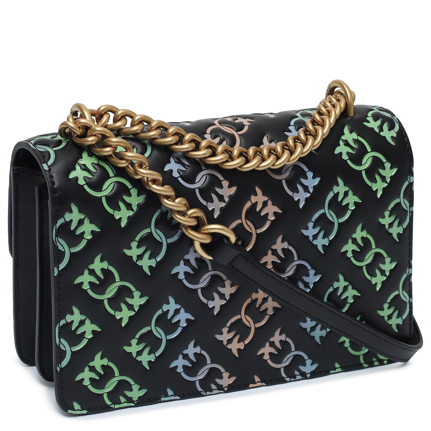 Сумка через плечо с цепочкой Pinko Love One