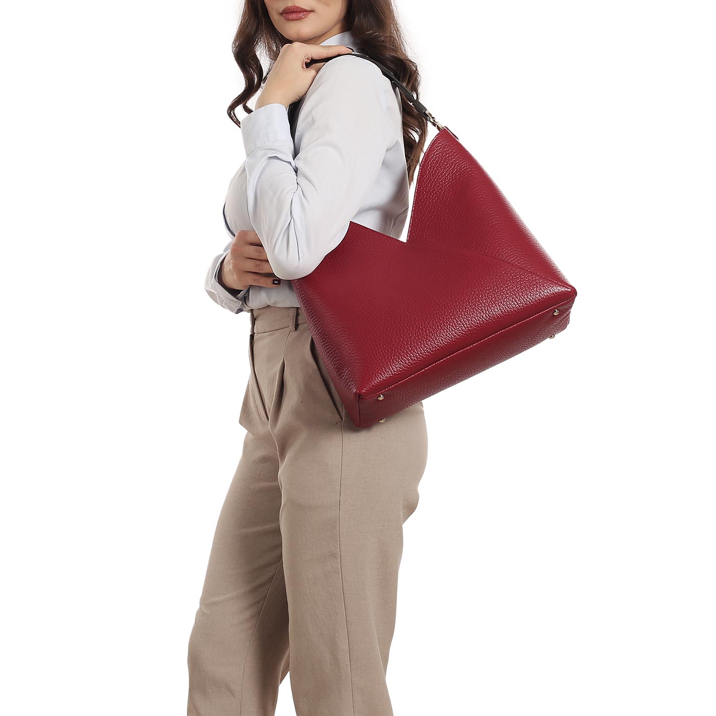 Кожаная сумка Aurelli Soft