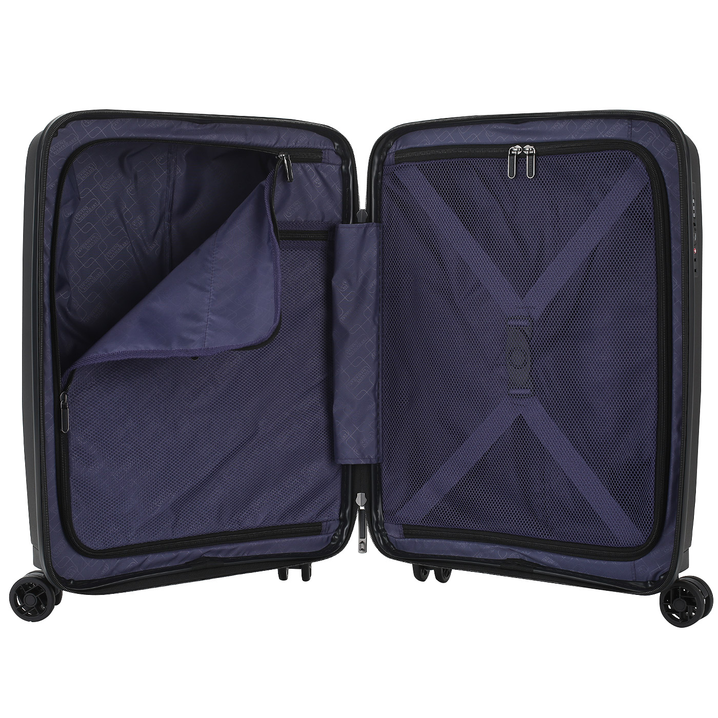 Чемодан для ручной клади из полипропилена с кодовым замком Stevens Breeze