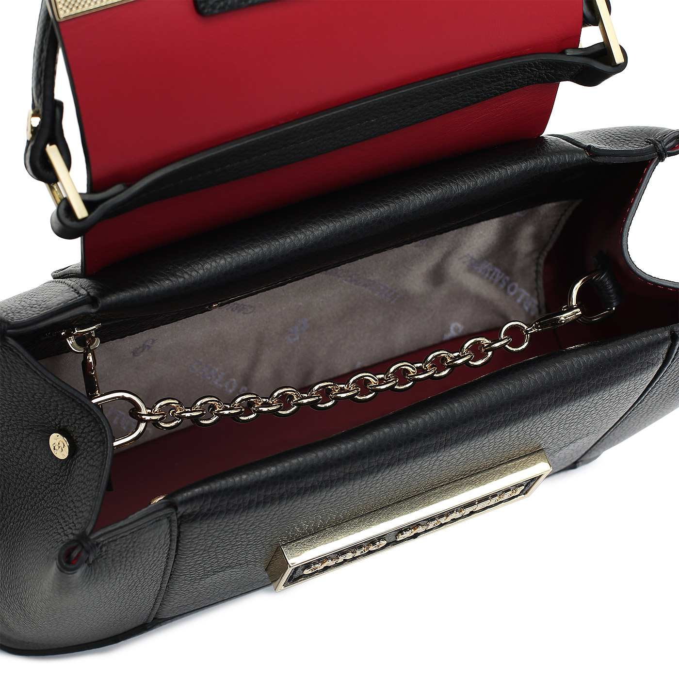 Кожаная сумка Carlo Salvatelli Marta gemma